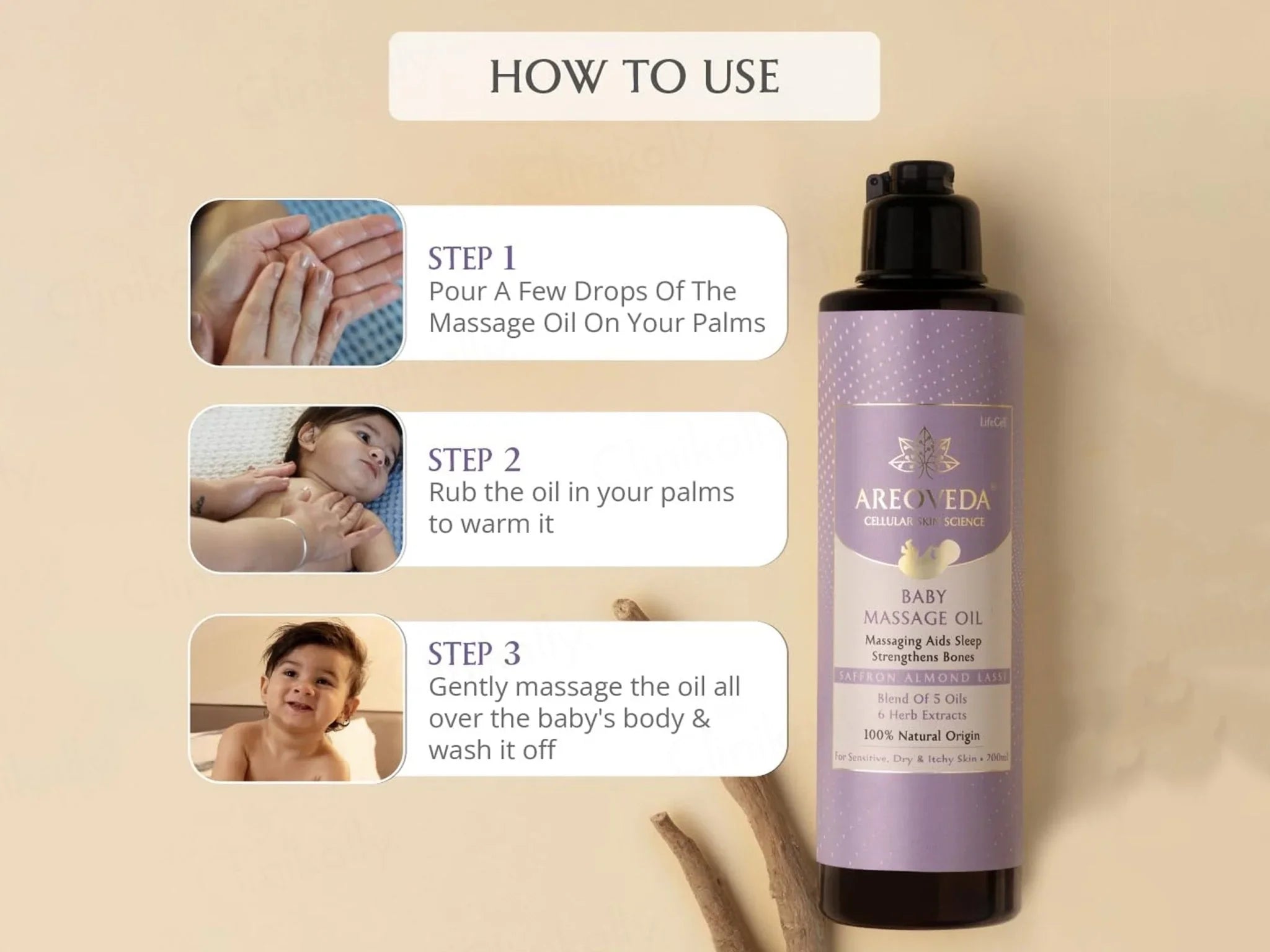 Areoveda Baby Massage Oil - Atomic Pharmacy