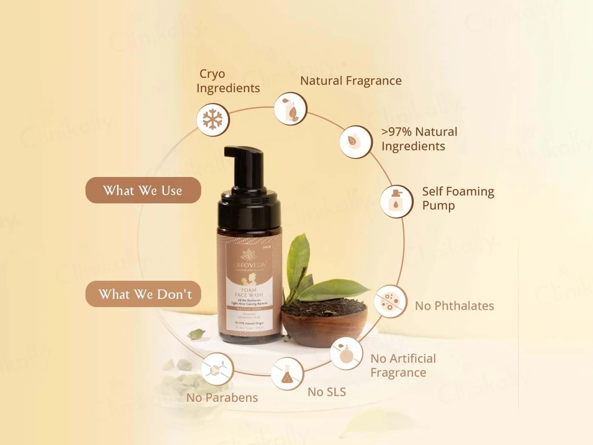 Areoveda Foam Face Wash - Atomic Pharmacy