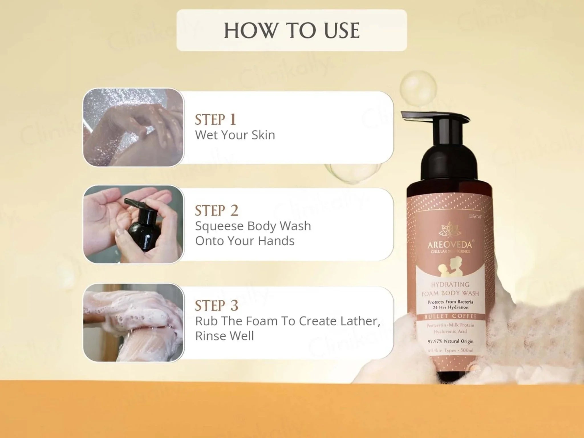 Areoveda Hydrating Body Foam Wash - Atomic Pharmacy