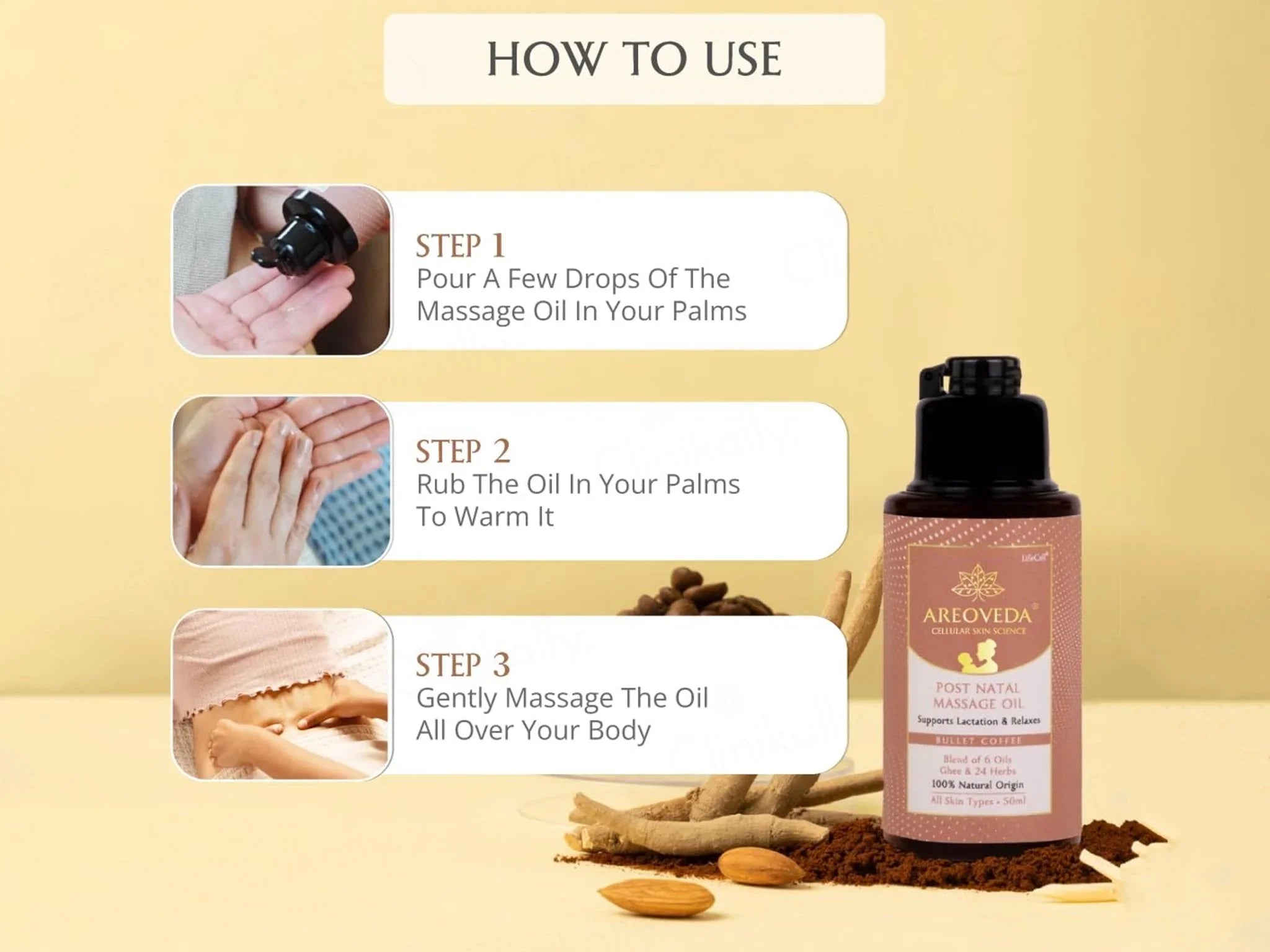 Areoveda Post Natal Massage Oil - Atomic Pharmacy