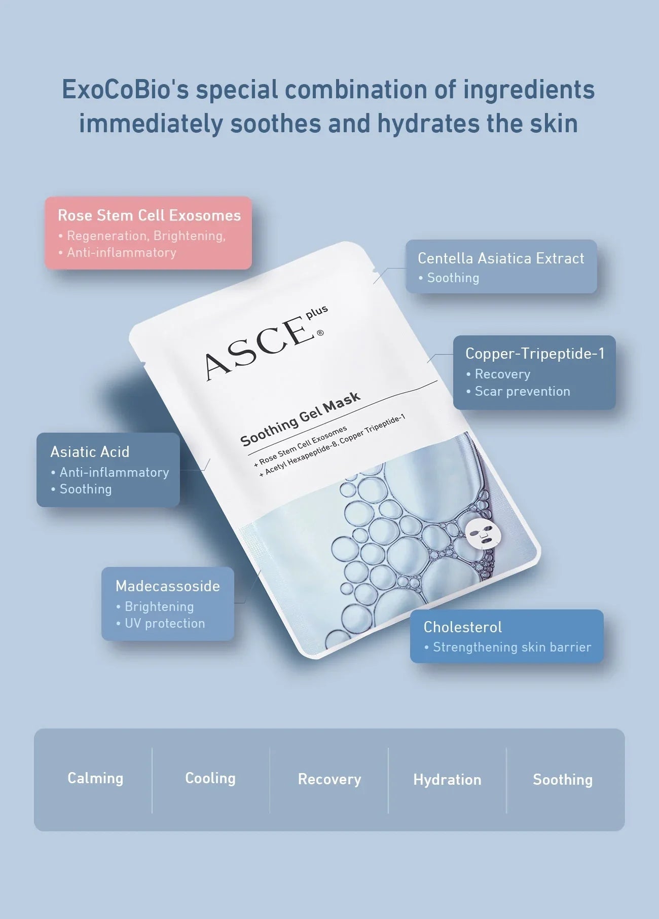 ASCE plus SOOTHING GEL MASK ™ - Atomic Pharmacy