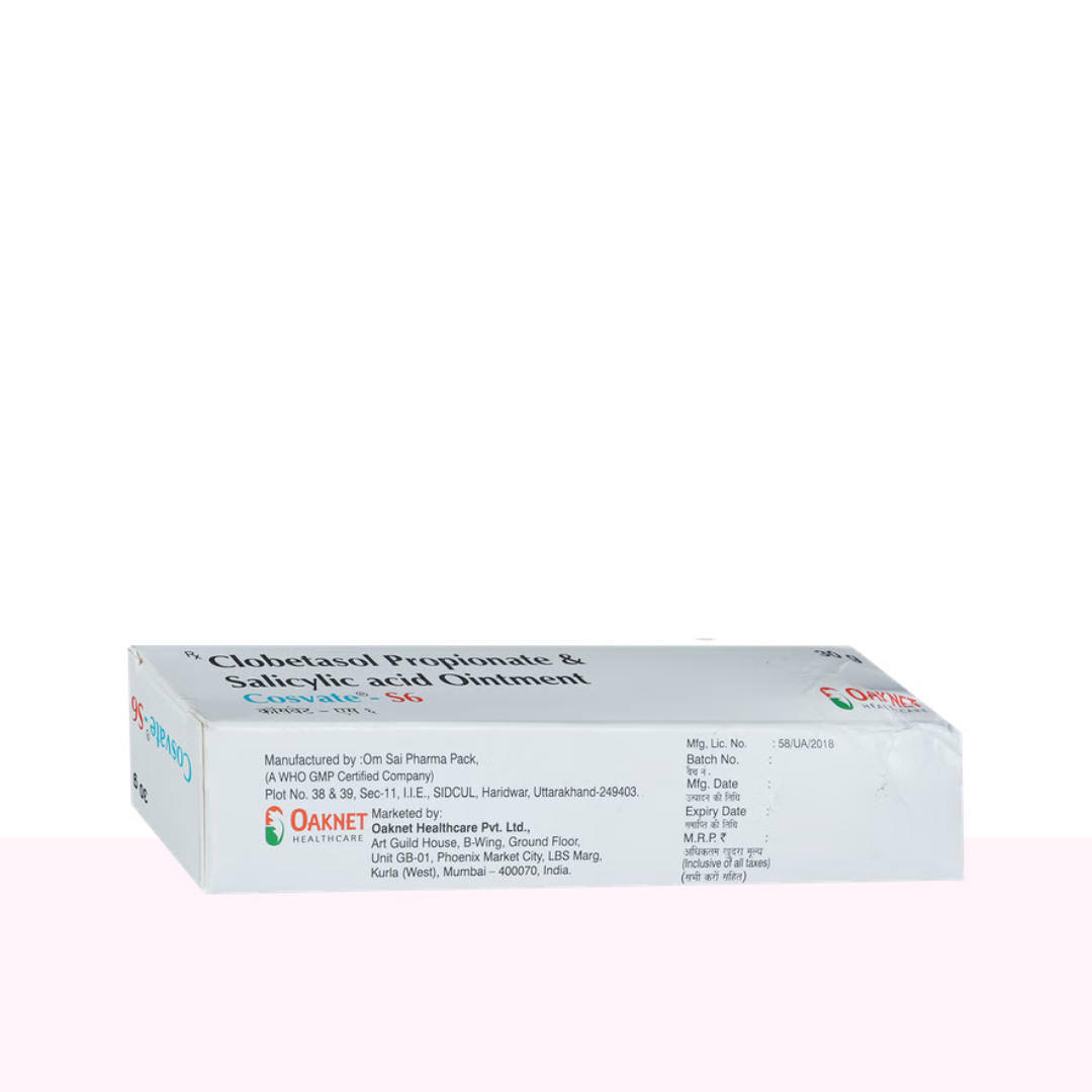 Cosvate S Tube Of 30gm Ointment - Atomic Pharmacy