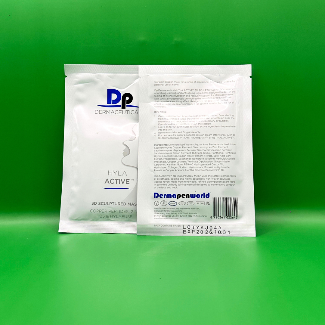 DERMACEUTICALS HYLA ACTIVE 3D SCULPTURED MASK