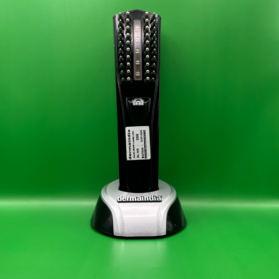 DermaIndia Laser Hair Comb for Hair Fall Control