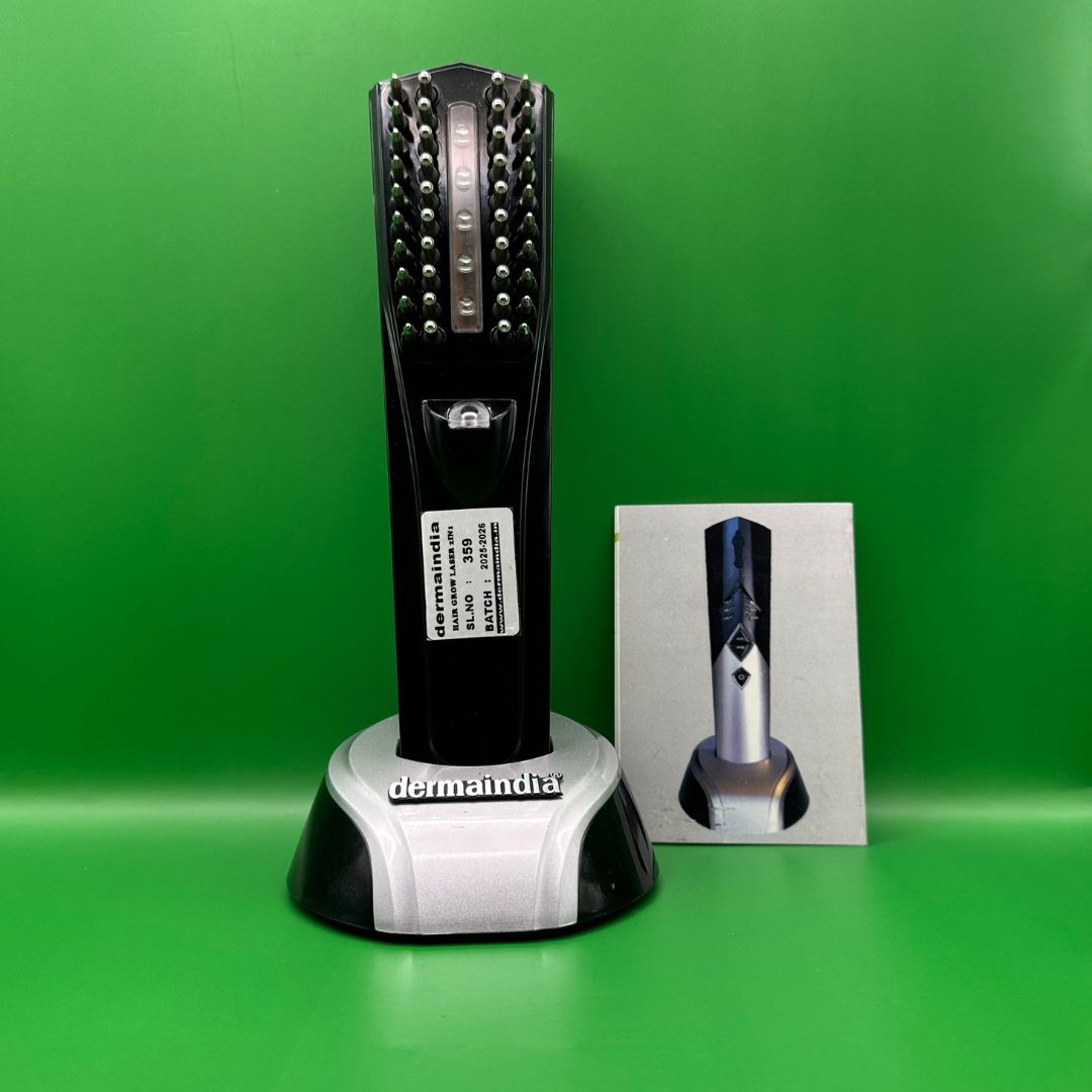 DermaIndia Laser Hair Comb for Hair Fall Control