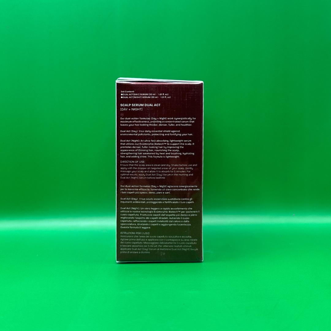 Morphiya Exomorphic Biotech Genesis Formula Growth Revive Scalp Serum Dual Act (Day + Night)