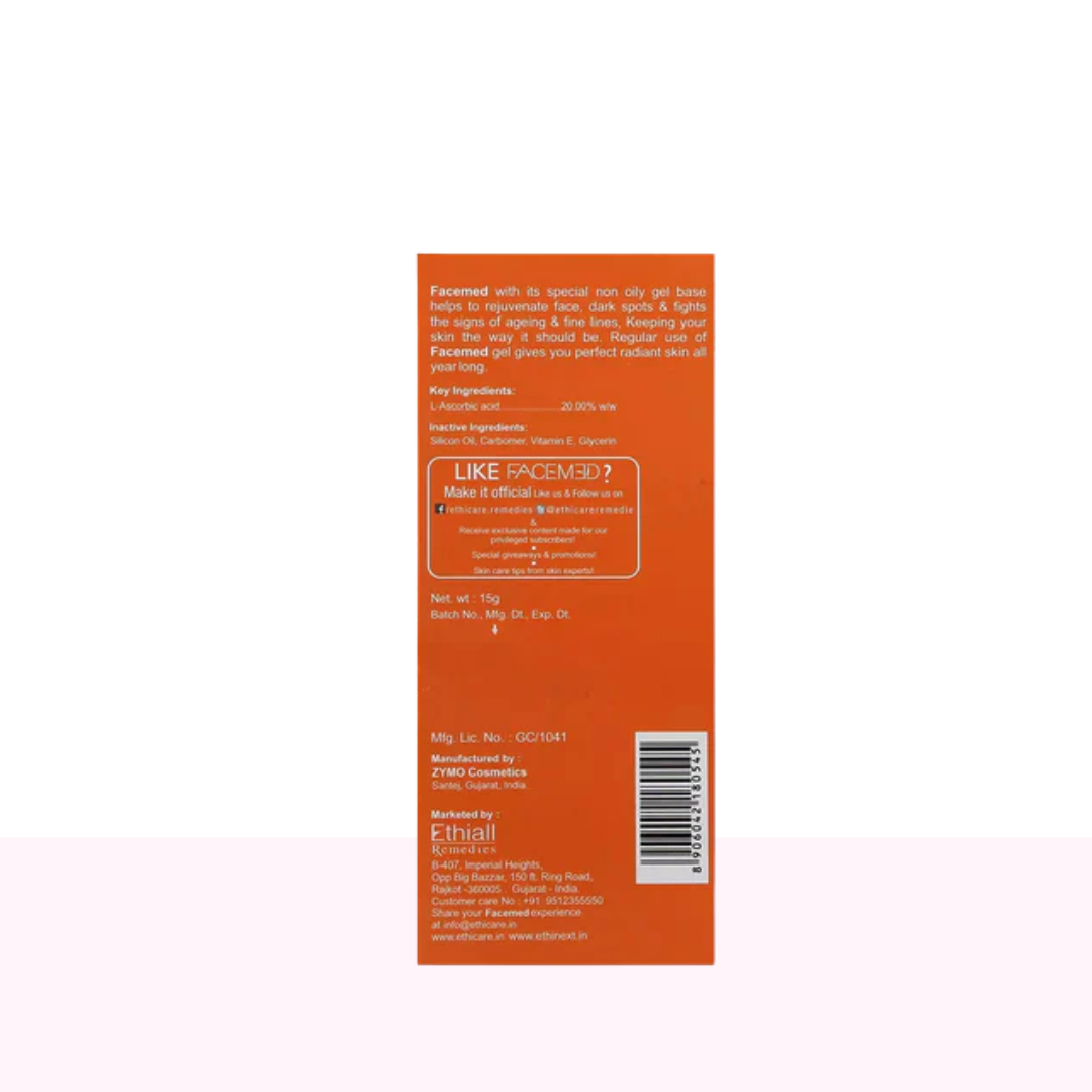 Facemed 20% Vitamin C Gel - Atomic Pharmacy