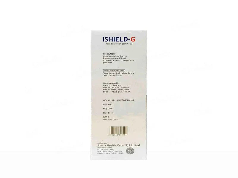 Azelia I-Shield-G Aqua Sunscreen Gel SPF 50 - Atomic Pharmacy