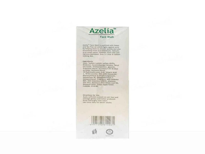 Azelia Intense Deep Cleansing Face Wash - Atomic Pharmacy