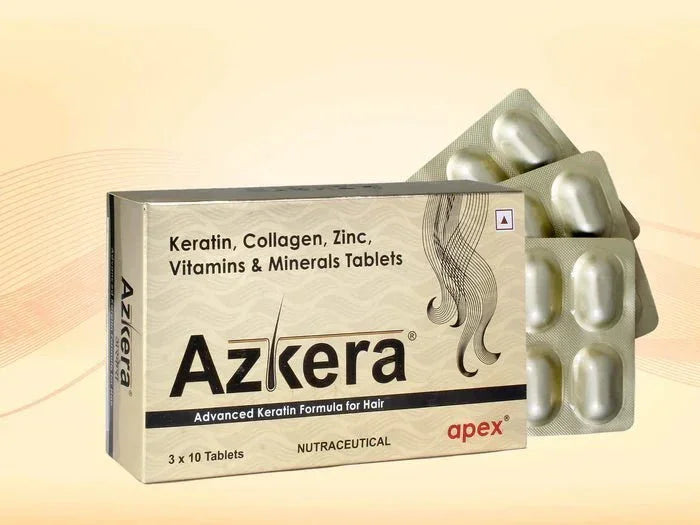 Azkera Advanced Keratin Formula For Hair Tablet - Atomic Pharmacy