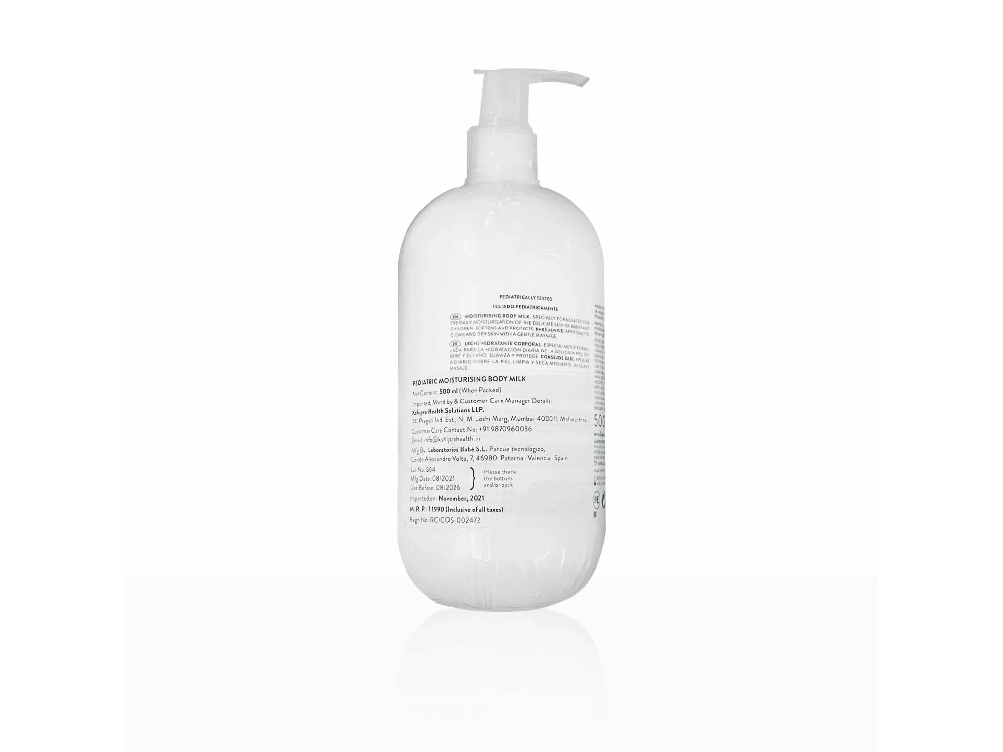BABE Pediatric Moisturising Body Milk - Atomic Pharmacy