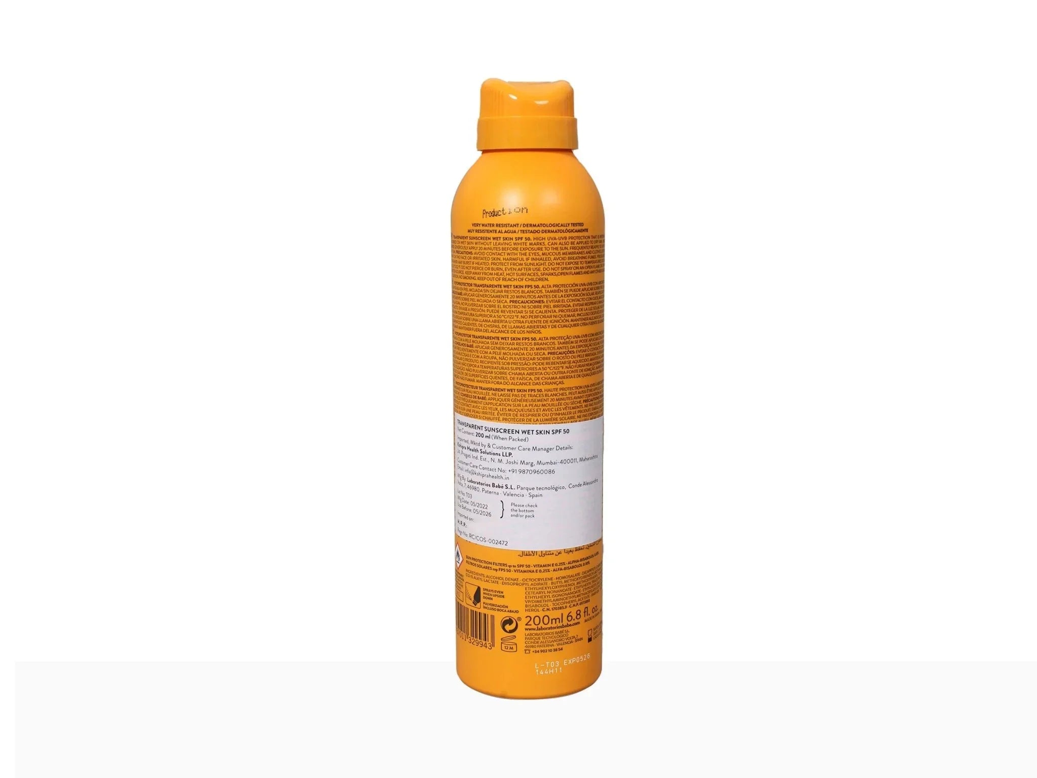 BABE Transparent Sunscreen Wet Skin SPF 50 - Atomic Pharmacy