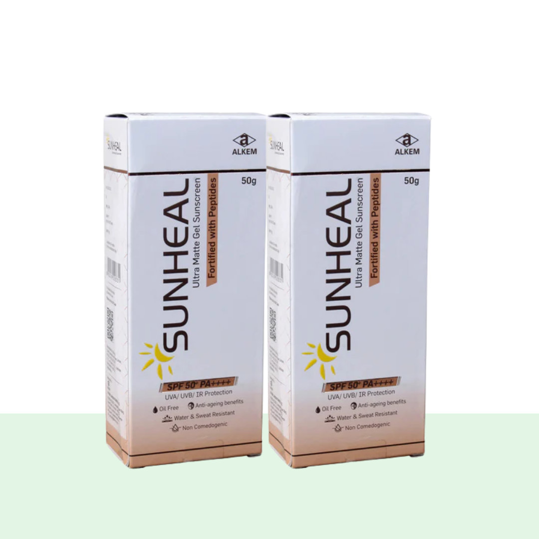 Sunheal Ultra Matte Gel Sunscreen SPF 50+ PA++++ 50 gm