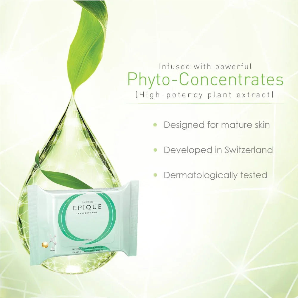 Biodegradable Bamboo Make-Up Remover Wipes - Atomic Pharmacy