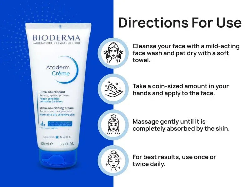 Bioderma Atoderm Crème Ultra-Nourishing Moisturizer - Atomic Pharmacy