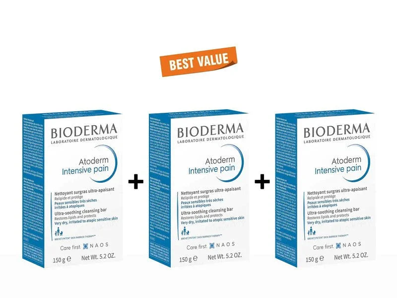 Bioderma Atoderm Intensive Pain Ultra-Soothing Cleansing Bar - Atomic Pharmacy