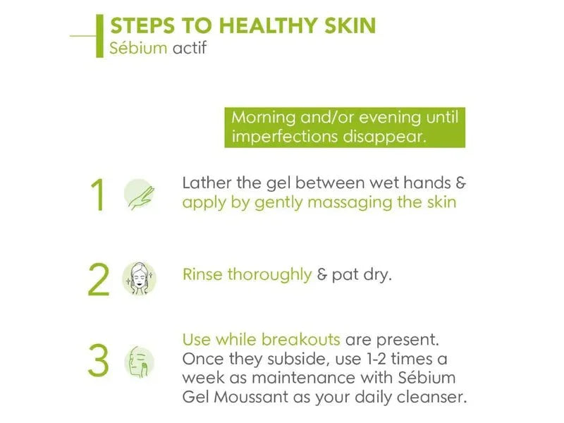 Bioderma Sebium Gel Moussant Actif - Atomic Pharmacy - 