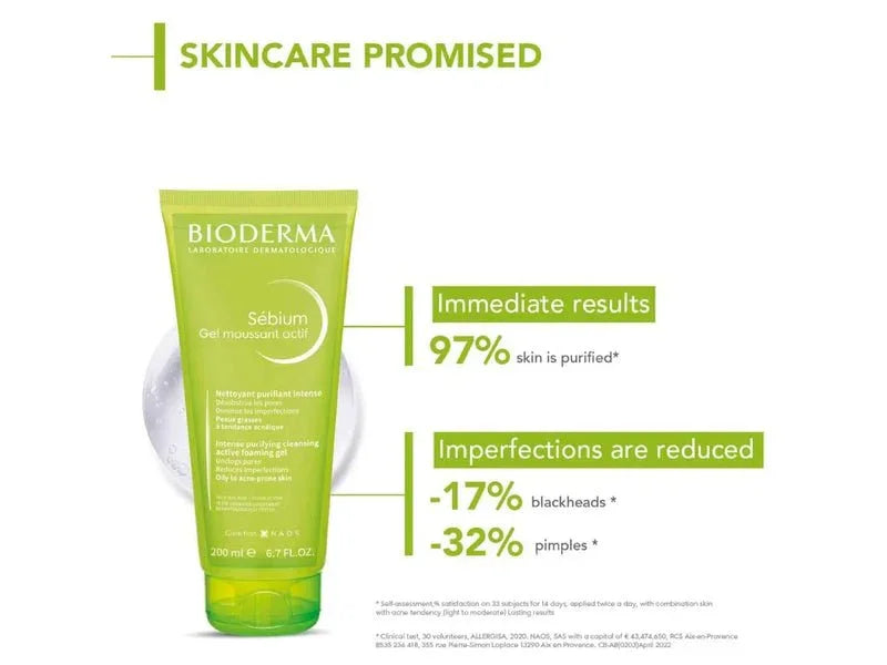 Bioderma Sebium Gel Moussant Actif - Atomic Pharmacy