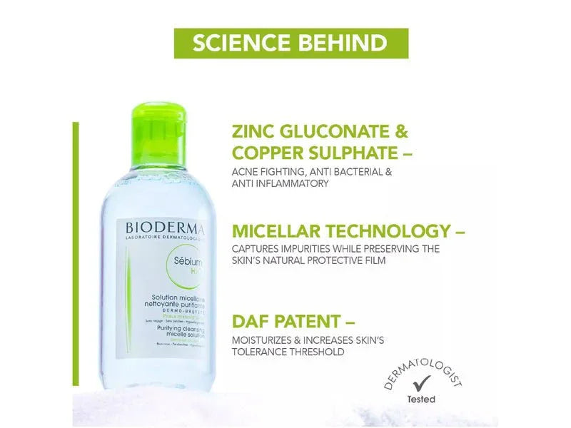 Bioderma Sebium H2O Micellar Water - Atomic Pharmacy
