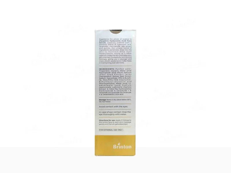 Brinton D'experts Hyaluronic Acid Face Serum - Atomic Pharmacy