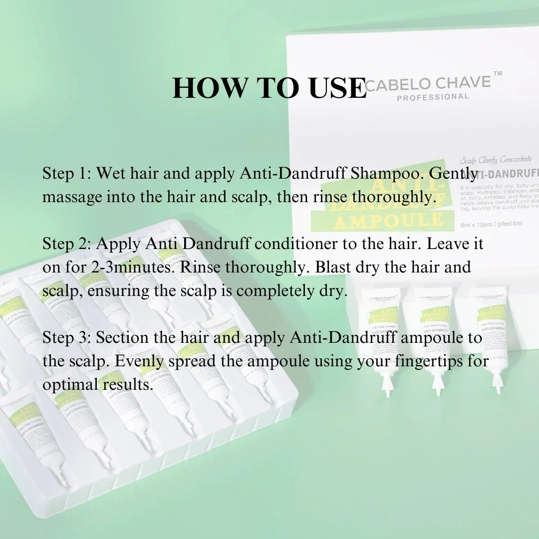 Cabelo Chave Professional's Anti- Dandruff Ampoule - Atomic Pharmacy