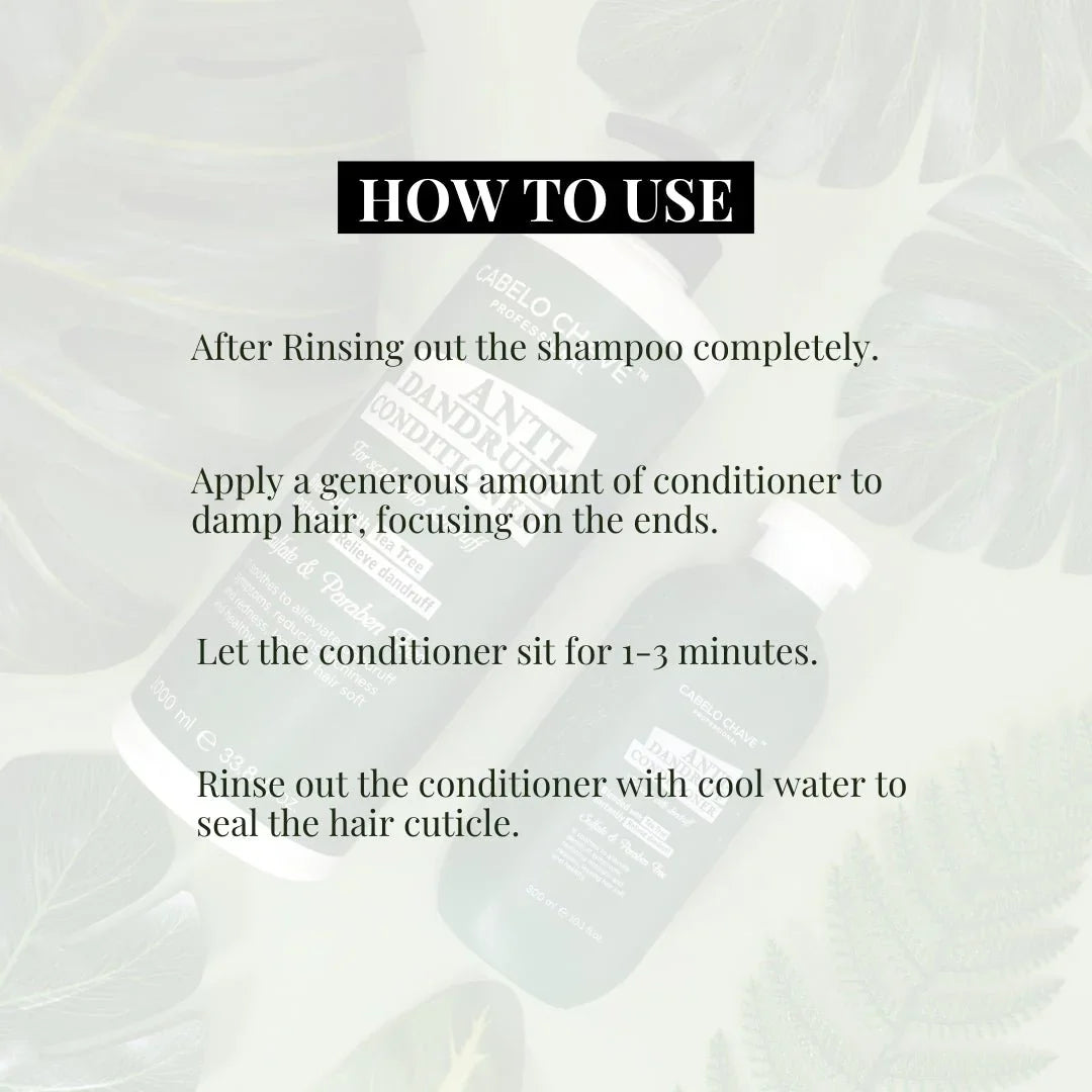 Cabelo Chave Professional's Anti Dandruff Conditioner - Atomic Pharmacy