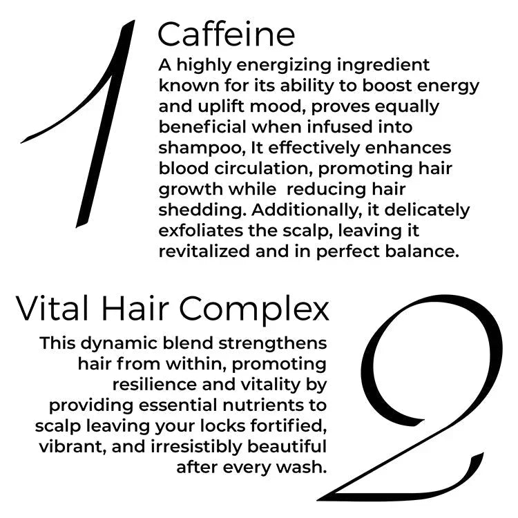 Caffeine Shampoo For Reducing Hair Loss and Breakage - Atomic Pharmacy