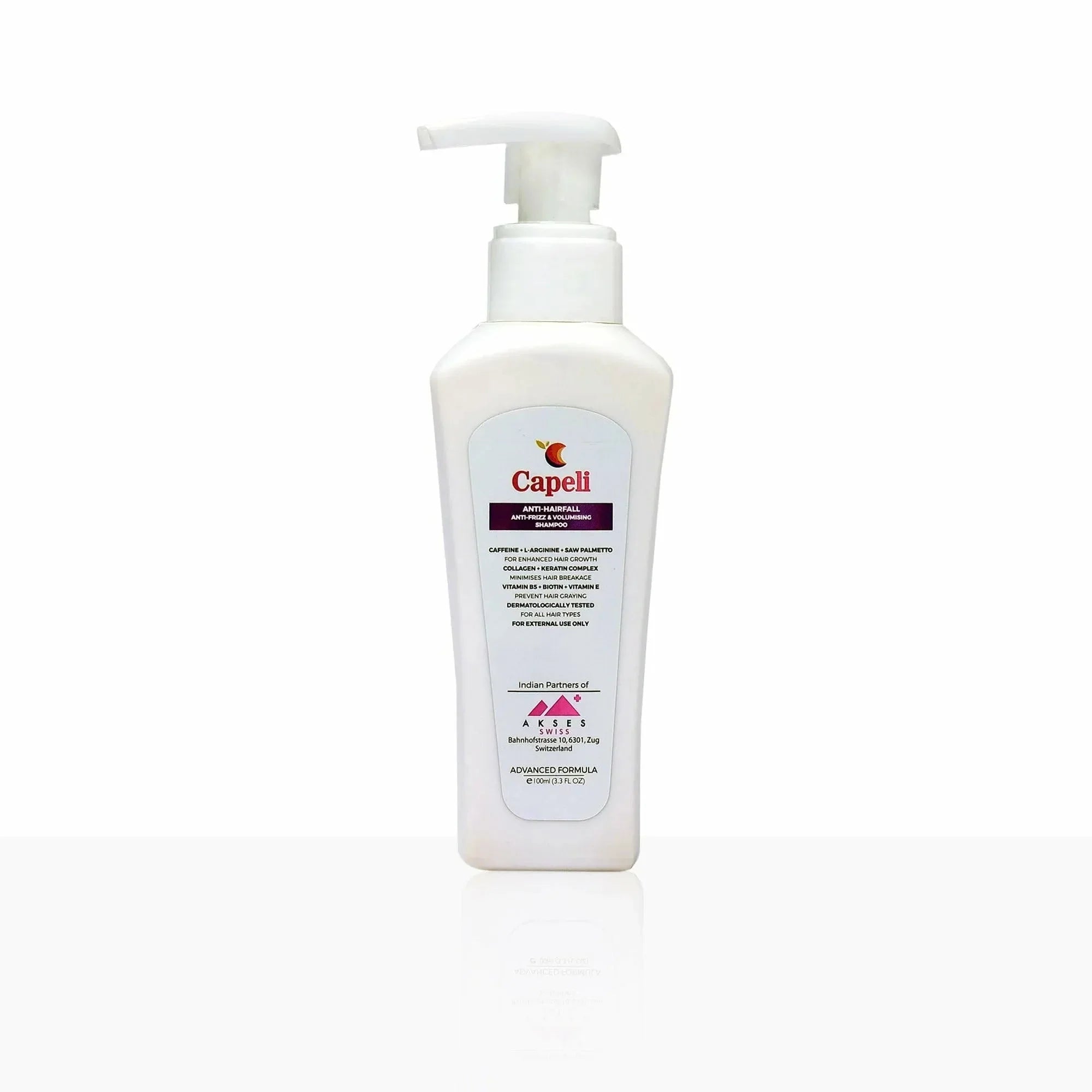 Capeli Anti-Hairfall Anti-Frizz & Volumising Shampoo - Atomic Pharmacy