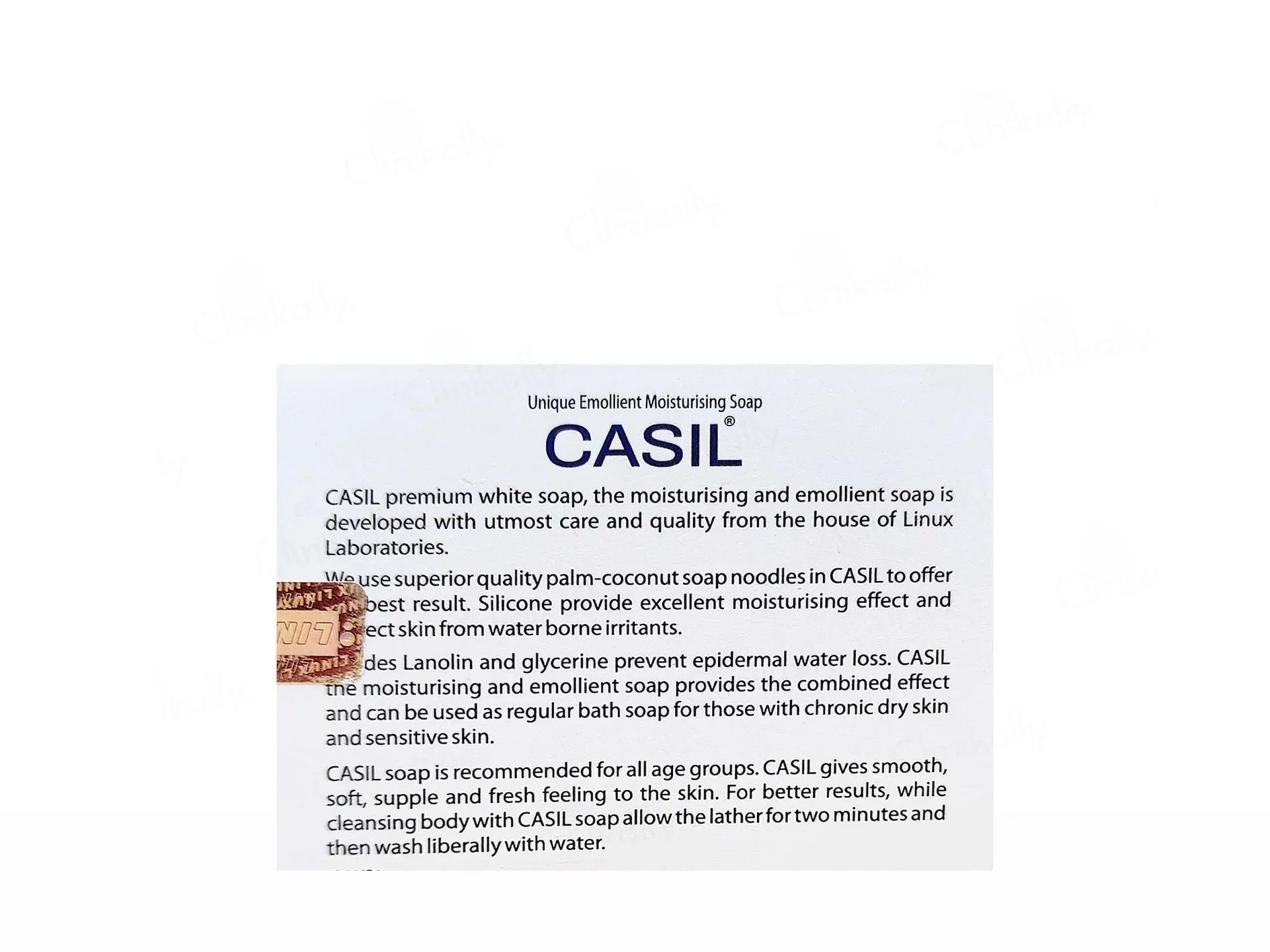 Casil Emollient Moisturising Soap - Atomic Pharmacy