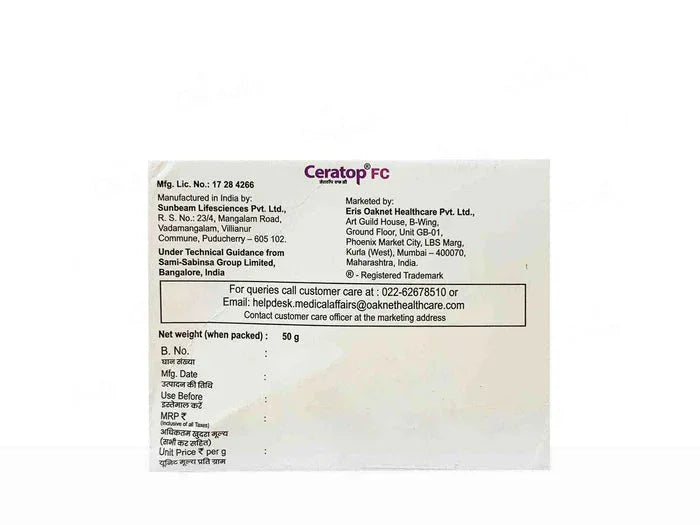 Ceratop FC Foot Care Cream - Atomic Pharmacy