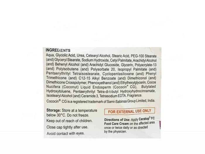 Ceratop FC Foot Care Cream - Atomic Pharmacy