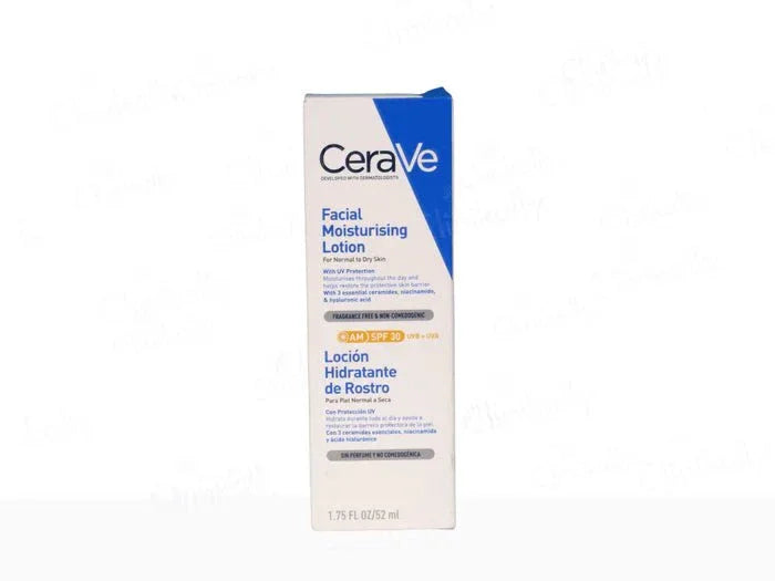 CeraVe AM Facial Moisturising Lotion for Normal to Dry Skin SPF 30 - Atomic Pharmacy - 
