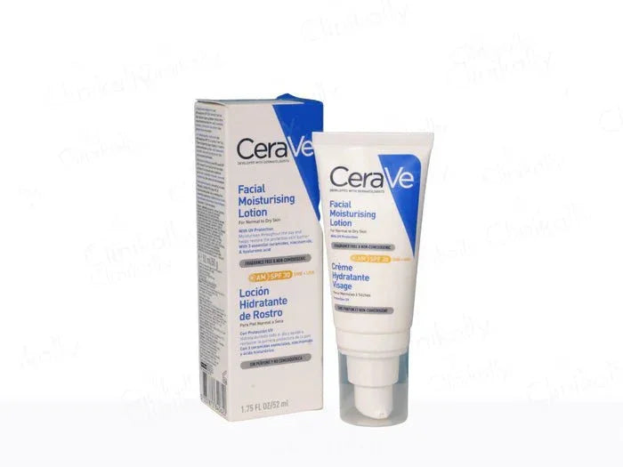 CeraVe AM Facial Moisturising Lotion for Normal to Dry Skin SPF 30 - Atomic Pharmacy - 