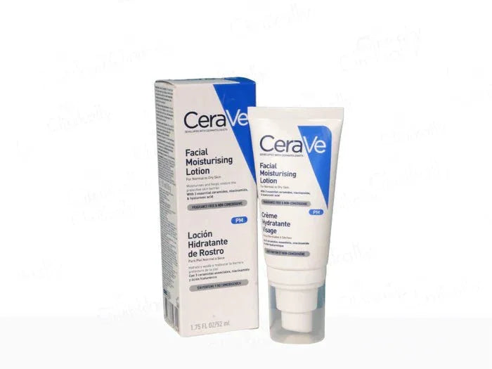 CeraVe PM Facial Moisturising Lotion for Normal to Dry Skin - Atomic Pharmacy