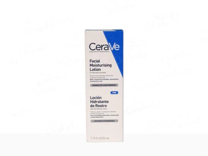 CeraVe PM Facial Moisturising Lotion for Normal to Dry Skin - Atomic Pharmacy