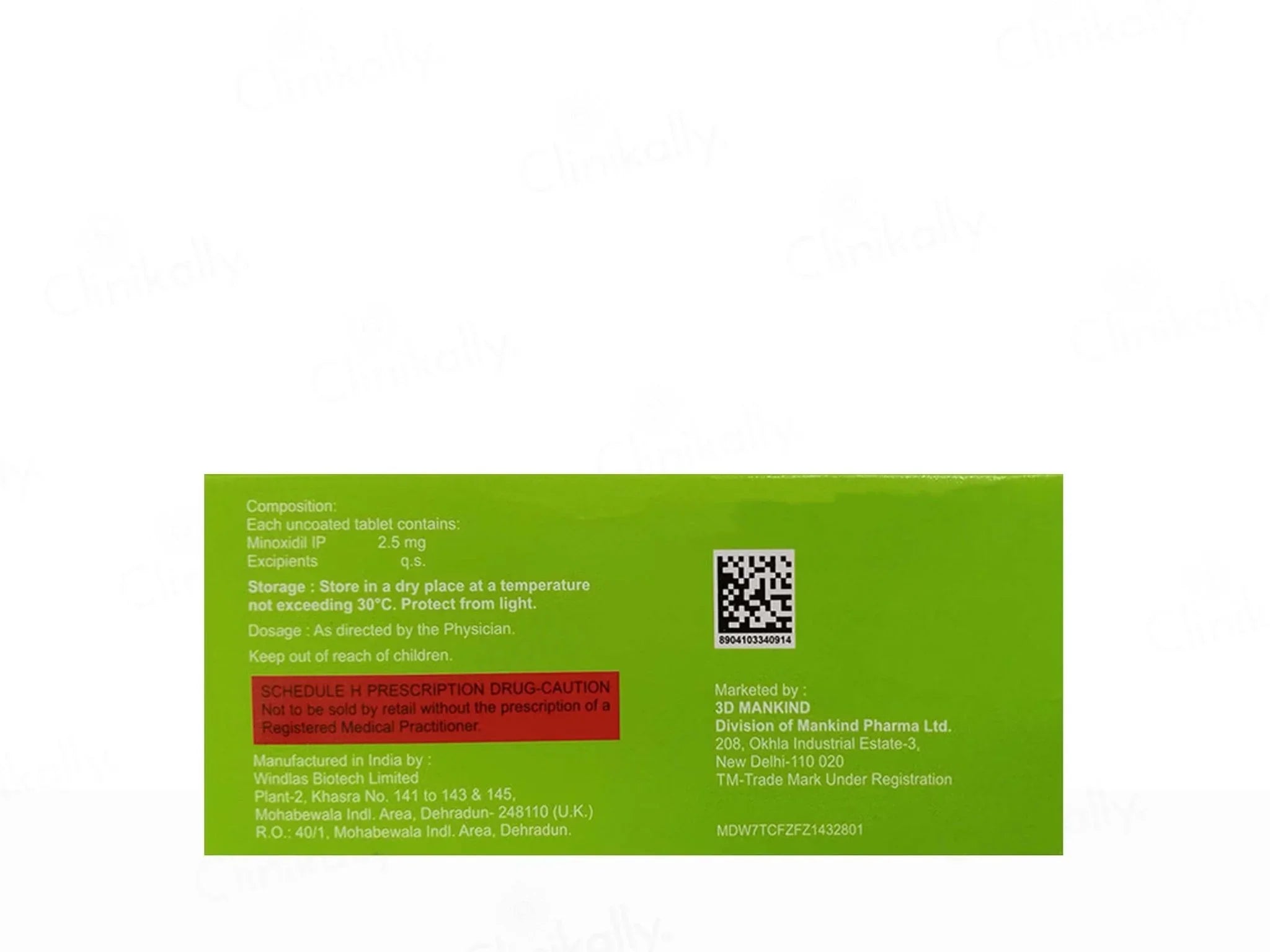 Chekfall 2.5mg Tablet - Atomic Pharmacy