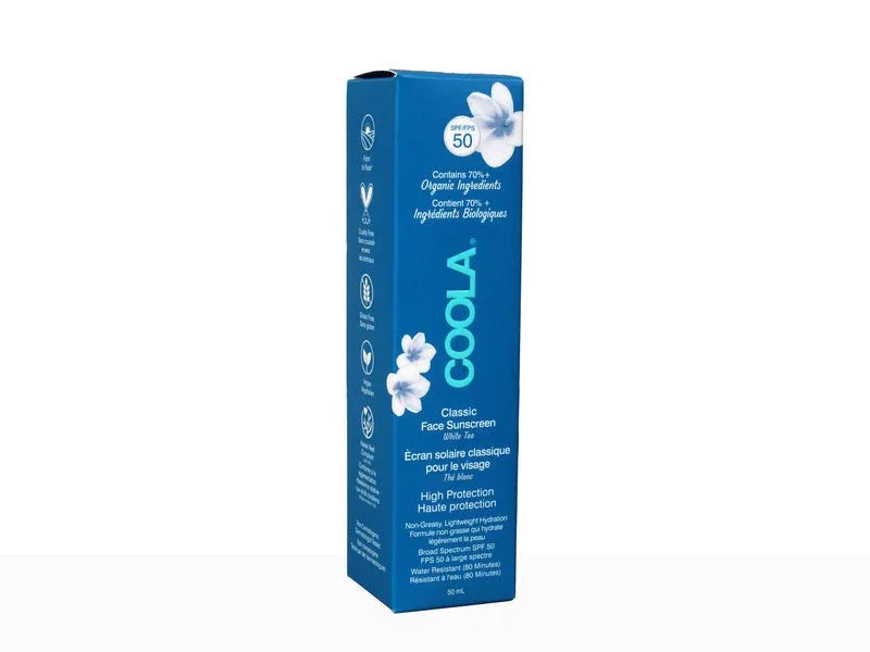Coola Classic Face Sunscreen SPF 50 White Tea - Atomic Pharmacy