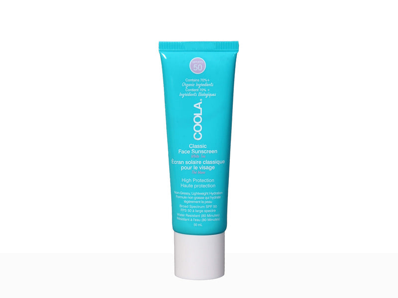 Coola Classic Face Sunscreen SPF 50 White Tea