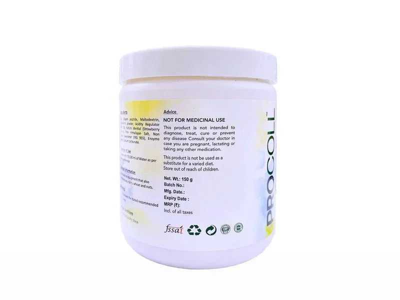 Cosmofix Procoll Veg Collagen Peptide Powder - Strawberry Flavour - Atomic Pharmacy