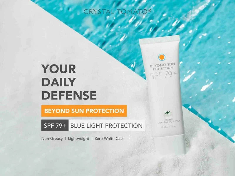 Crystal Tomato Beyond Sun Protection SPF 79+ PA++++ - Atomic Pharmacy