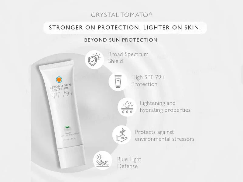 Crystal Tomato Beyond Sun Protection SPF 79+ PA++++ - Atomic Pharmacy