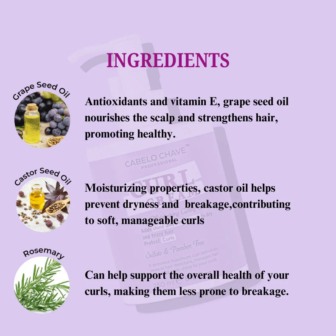 Curl Cream - Atomic Pharmacy - Hair Care Combo