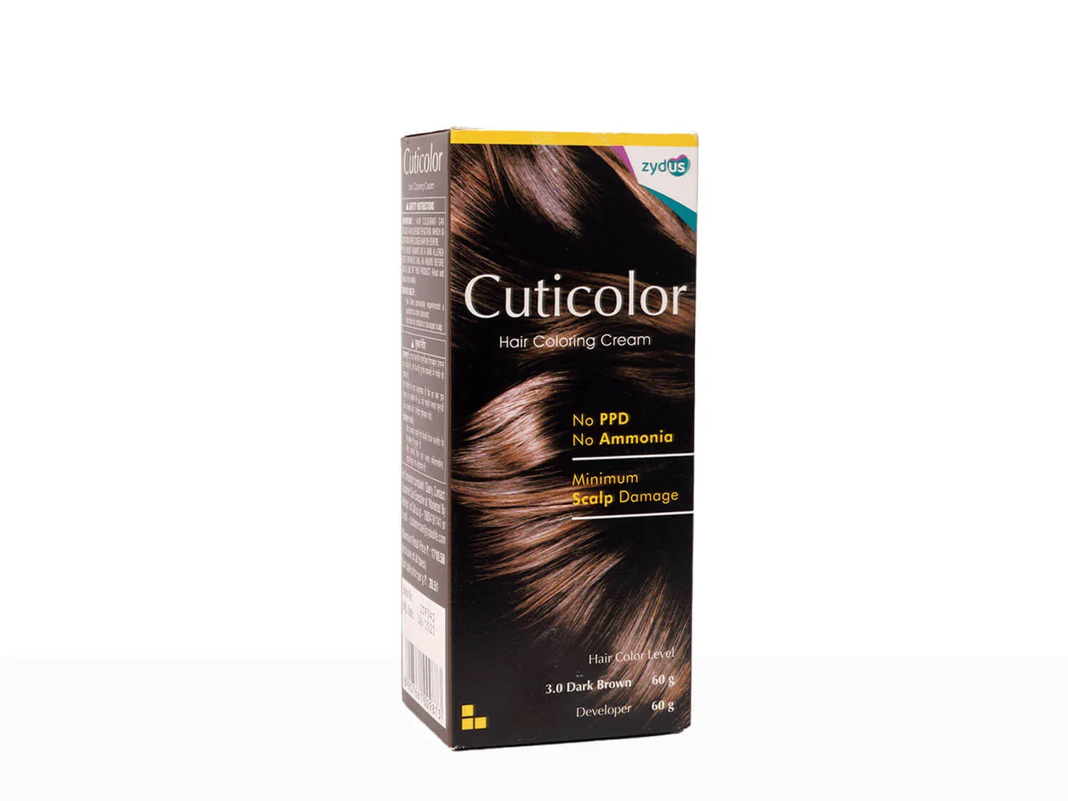 Cuticolor Hair Coloring Cream Dark Brown 3.0 - Atomic Pharmacy