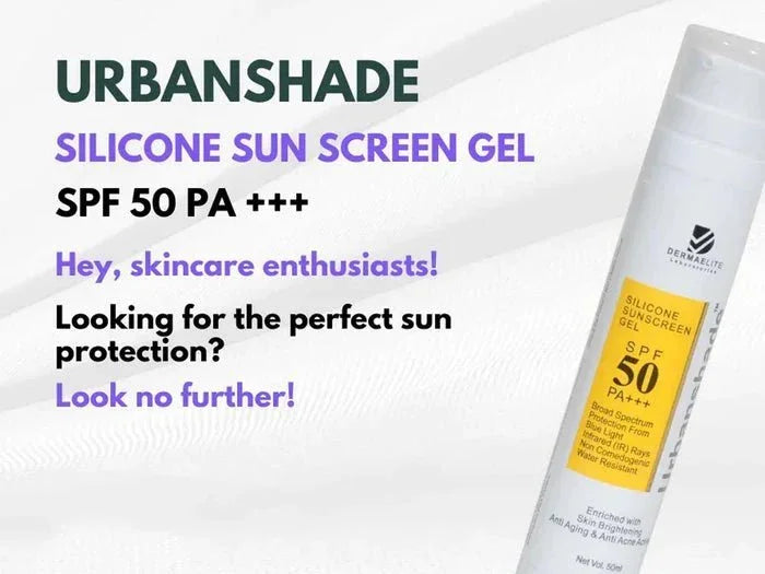 Dermaelite Urbanshade Silicone Sunscreen Gel SPF 50 PA+++ - Atomic Pharmacy