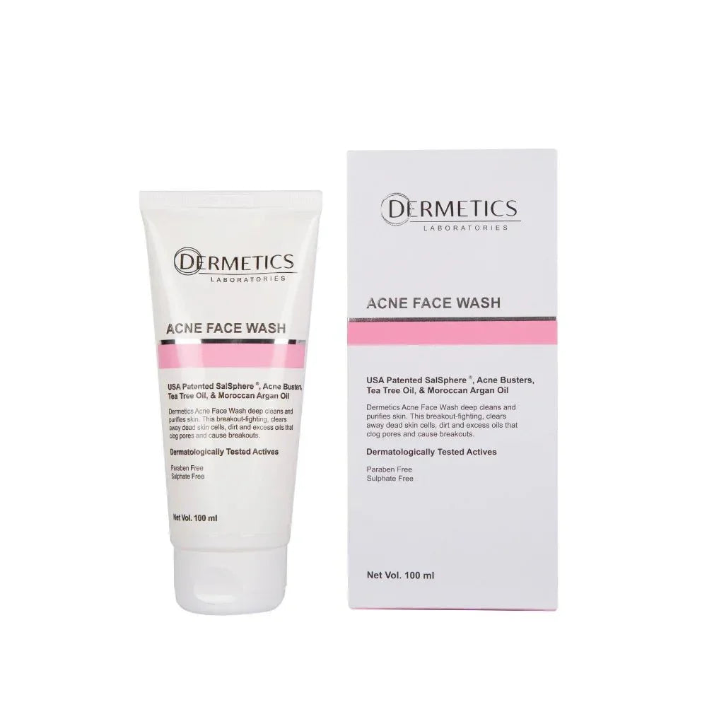 Dermetics Acne Facewash - Atomic Pharmacy