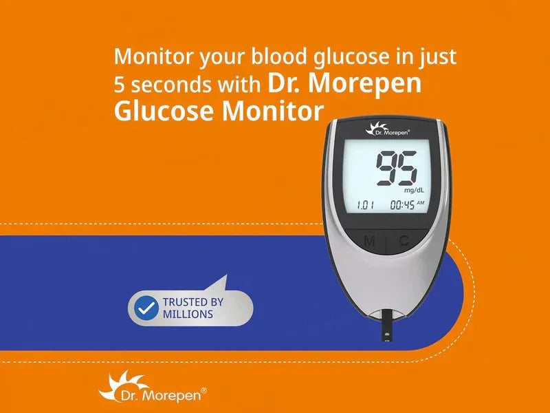 Dr. Morepen GlucoOne BG-03 Blood Glucose Monitoring System (Meter Only) - Atomic Pharmacy