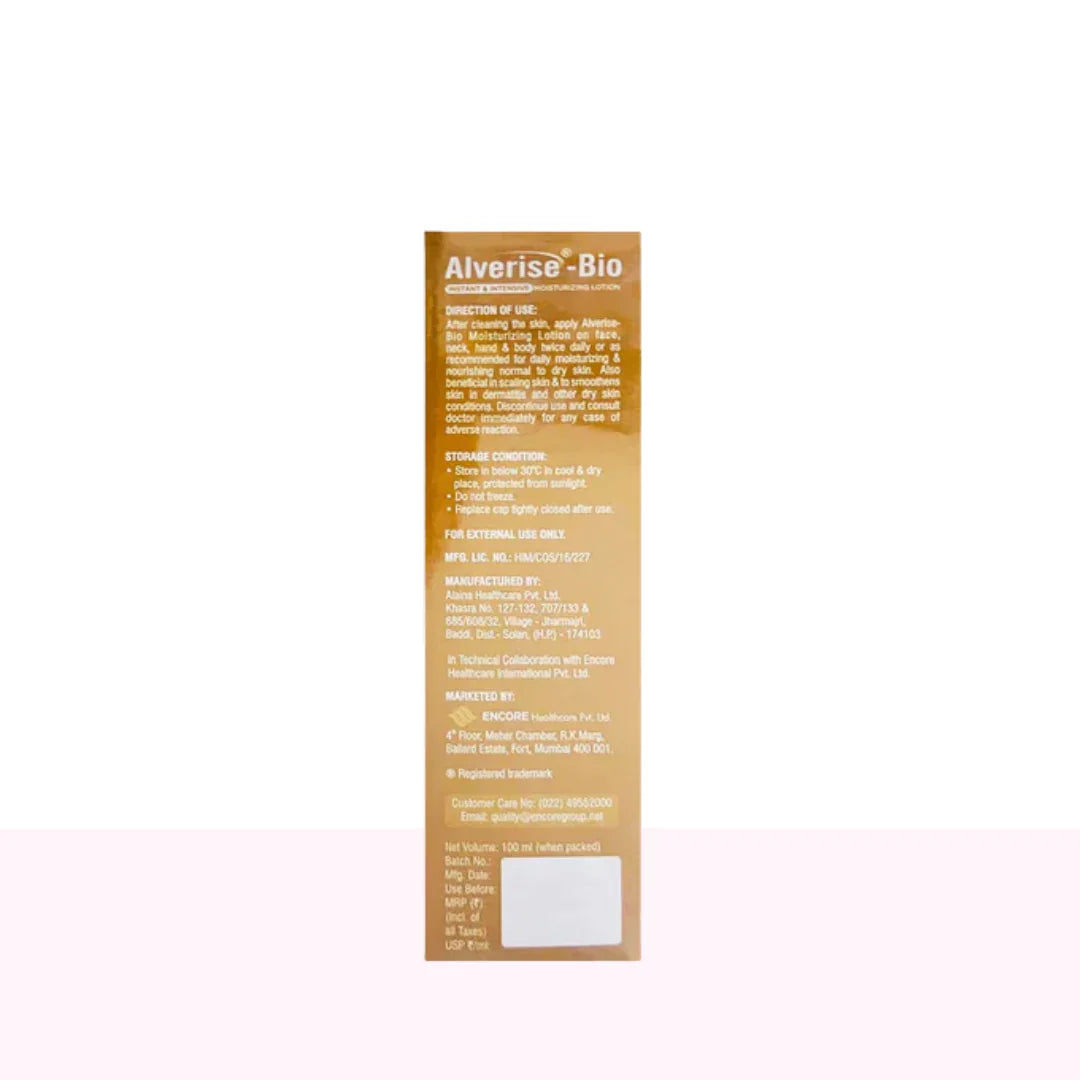 Alverise-Bio Instant & Intensive Moisturizing Lotion 100 ml - Atomic Pharmacy