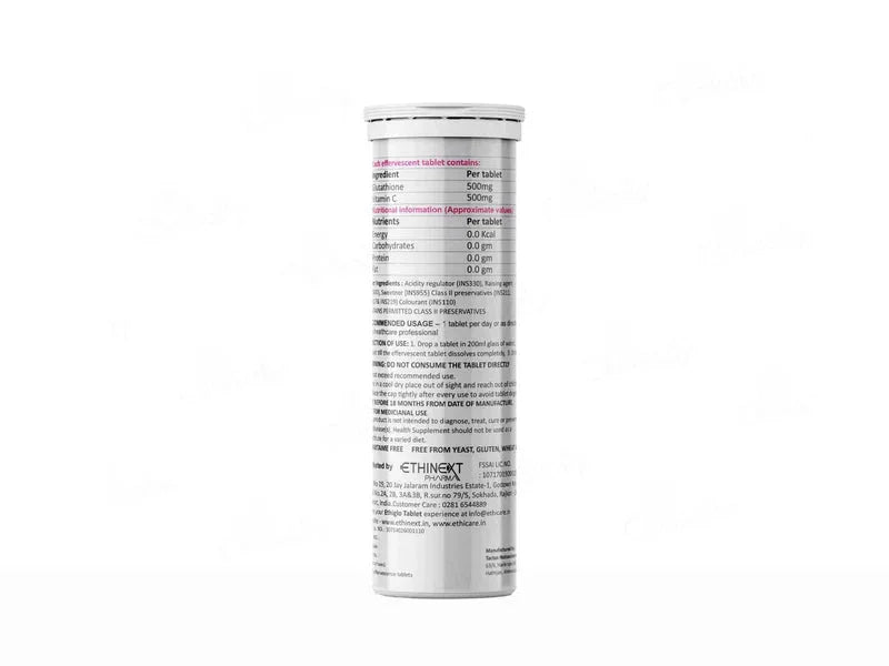 Ethiglo ET Effervescent Tablet - Atomic Pharmacy - 