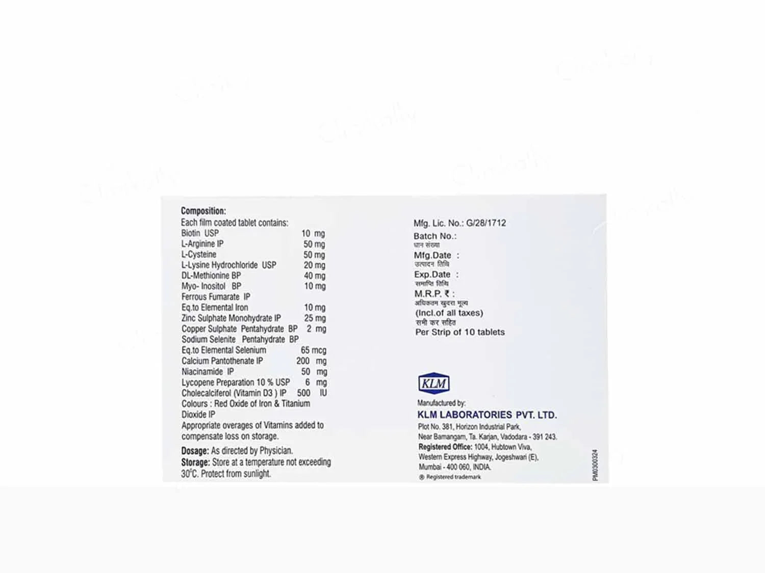 Extend Hair Tablet - Atomic Pharmacy - Hair Supplement