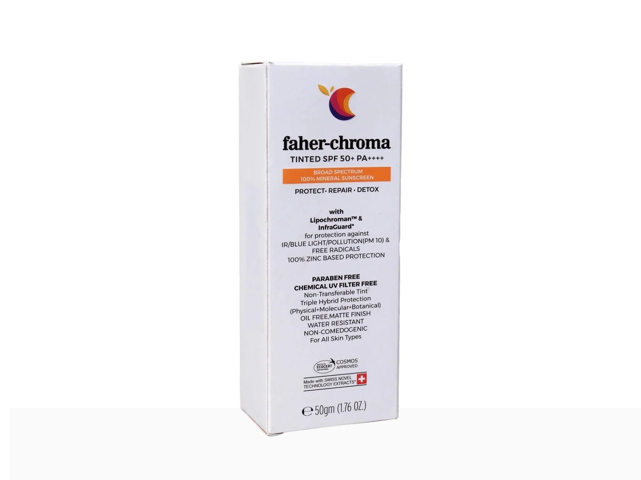 Faher-Chroma Tinted SPF 50+ Sunscreen PA++++ - Atomic Pharmacy